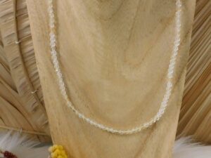 Collier citrine 4mm facettées