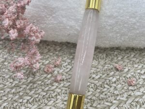 Rouleau de massage Quartz rose