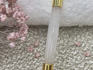 Rouleau de massage Quartz blanc