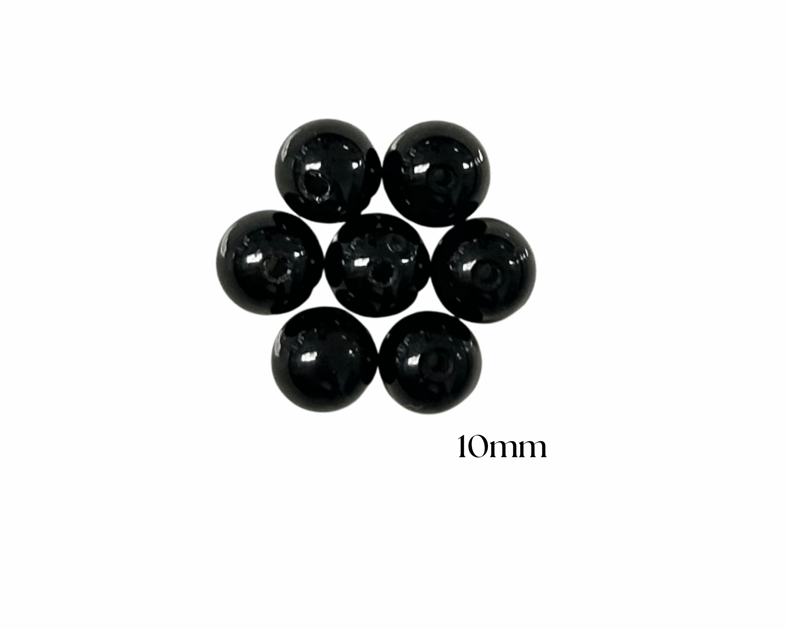 PERLES OBSIDIENNE NOIRE – Image 3
