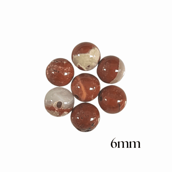 PERLES JASPE ROUGE – Image 2