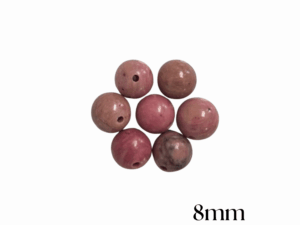 PERLES RHODONITE ROSE