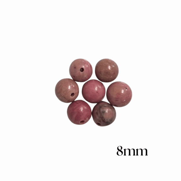 PERLES RHODONITE ROSE