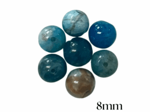 PERLES APATITE BLEUE