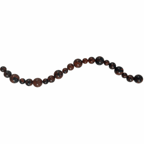 PERLES OBSIDIENNE ACAJOU – Image 4