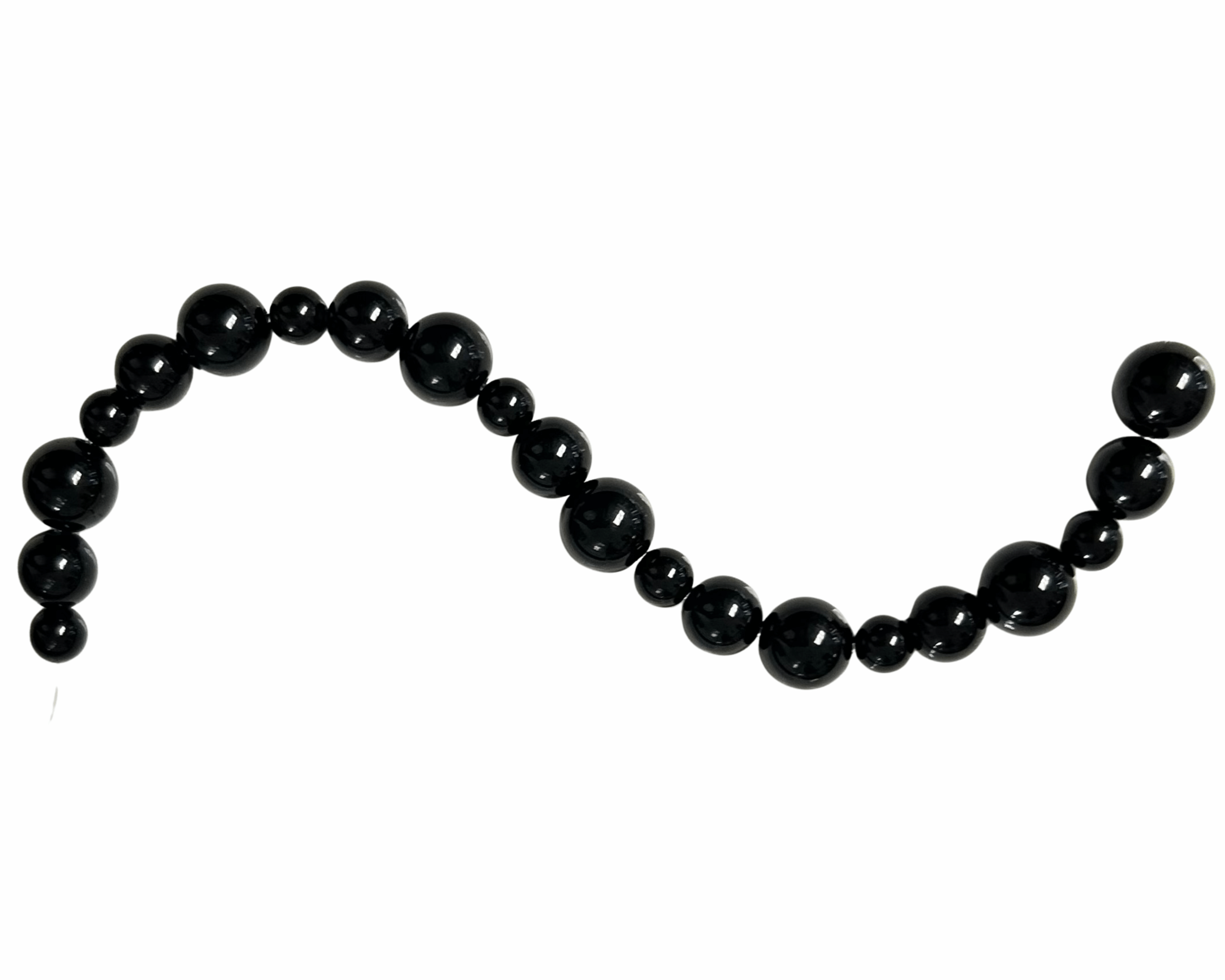 PERLES OBSIDIENNE NOIRE – Image 4