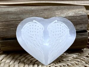 Cœur d'ange en sélénite