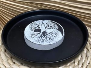 Palet en Sélénite arbre