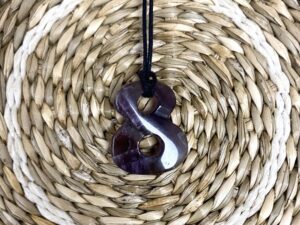 Pendentif infini améthyste