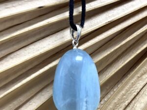 Pendentif argent aigue-marine