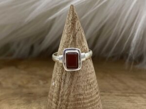 Bague Cornaline argent