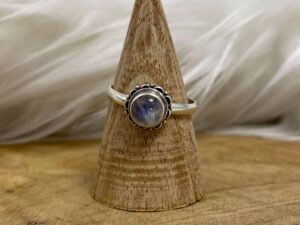 Bague Labradorite Blanche argent 925