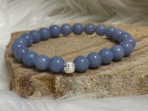 Bracelet angélite 8mm