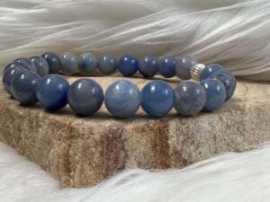 BRACELET AVENTURINE BLEUE