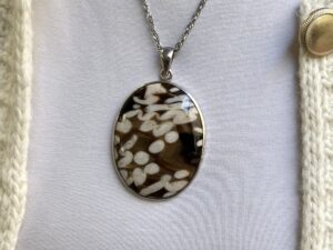PENDENTIF JASPE CAPPUCCINO