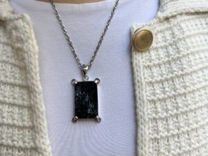PENDENTIF HEMATITE SPECULAIRE