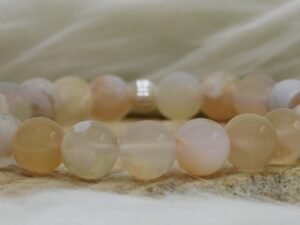 BRACELET AGATE FLEUR