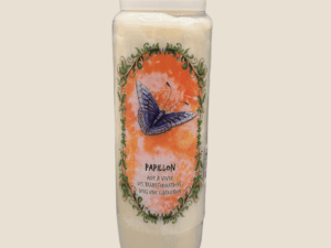 BOUGIE DE NEUVAINE PAPILLON