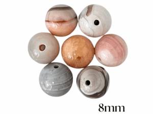 PERLES AGATE BOTSWANA ROSE