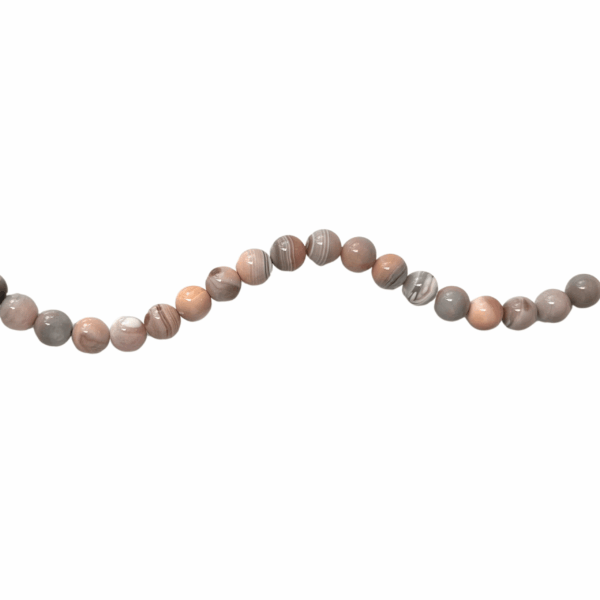 PERLES AGATE BOTSWANA ROSE – Image 2