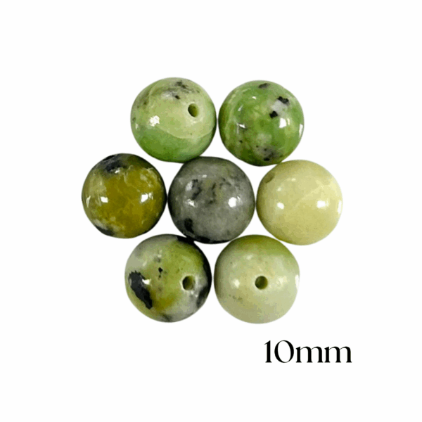 PERLES CHRYSOPRASE CITRON – Image 2
