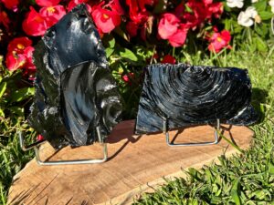 BLOCS BRUTS OBSIDIENNE NOIRE
