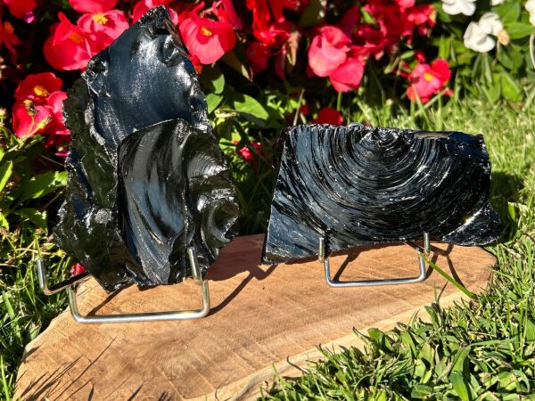BLOCS BRUTS OBSIDIENNE NOIRE