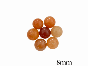 PERLES AVENTURINE ORANGE
