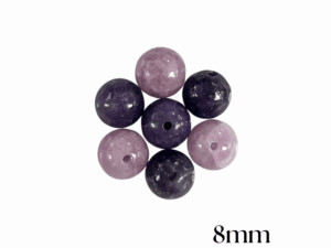 PERLES LÉPIDOLITE