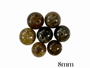 PERLES GRENAT VERT
