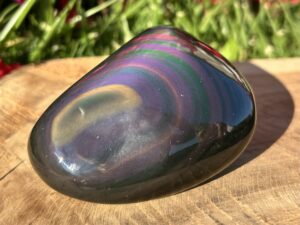 GALET OBSIDIENNE OEIL CÉLESTE
