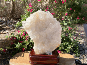 CRISTAL DE ROCHE BRUTS SUR SOCLE