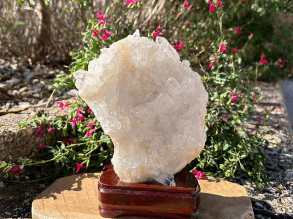CRISTAL DE ROCHE BRUTS SUR SOCLE