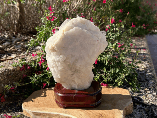 CRISTAL DE ROCHE BRUTS SUR SOCLE – Image 3