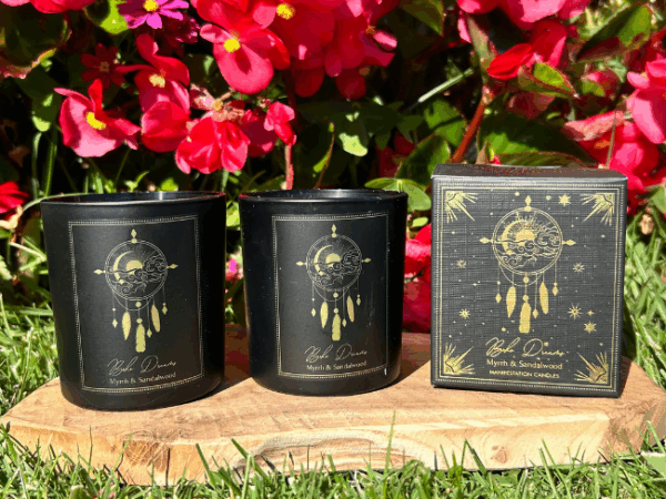 BOUGIE MYRRHE & BOIS DE SANTAL – Image 3