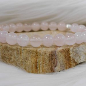 BRACELET QUARTZ ROSE