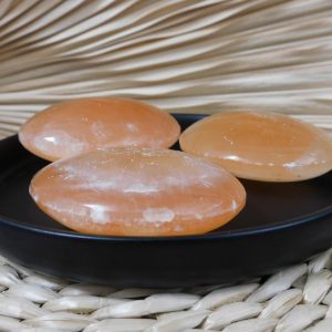 GALET SELENITE ORANGE