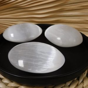 GALET SELENITE BLANCHE