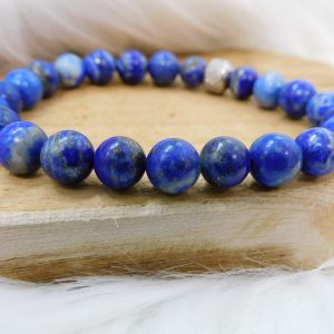 BRACELET LAPIS-LAZULI 8MM