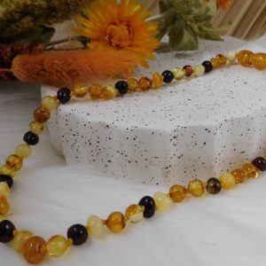COLLIER AMBRE BÉBÉ MULTICOLORE
