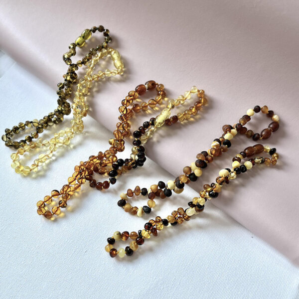 COLLIER BÉBÉ AMBRE MIEL – Image 2
