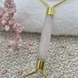 Rouleau de massage Quartz rose