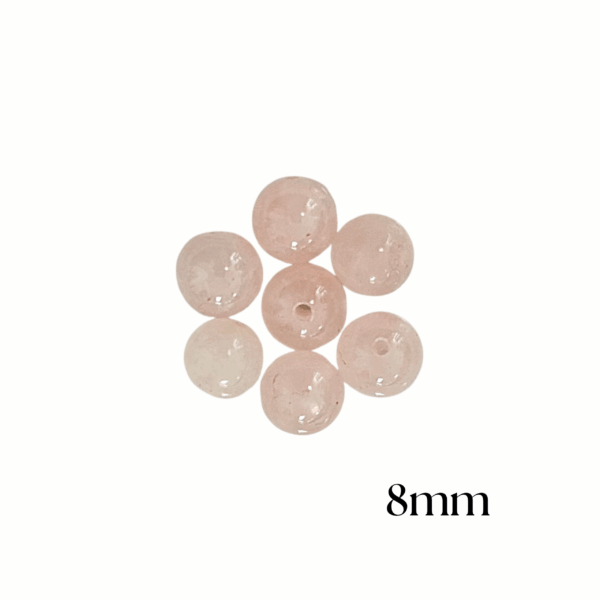 PERLES QUARTZ ROSE