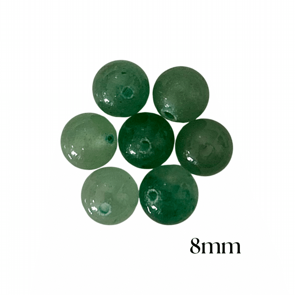 PERLES AVENTURINE VERTE