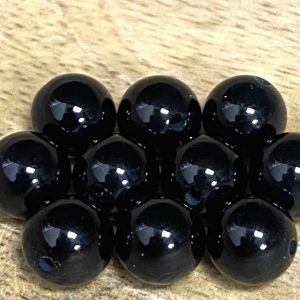 Perle 8mm Obsidienne noir