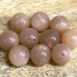 Perle 8mm Pierre de lune