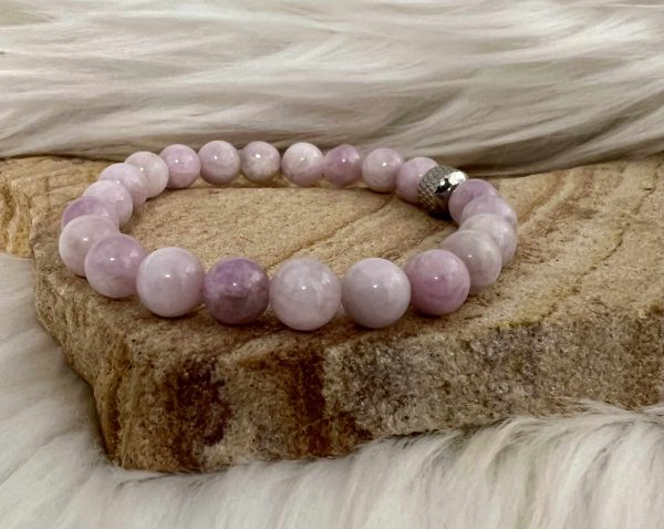 Bracelet kunzite 8mm