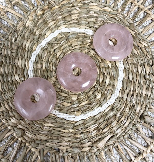 PENDENTIF DONUT QUARTZ ROSE – Image 4