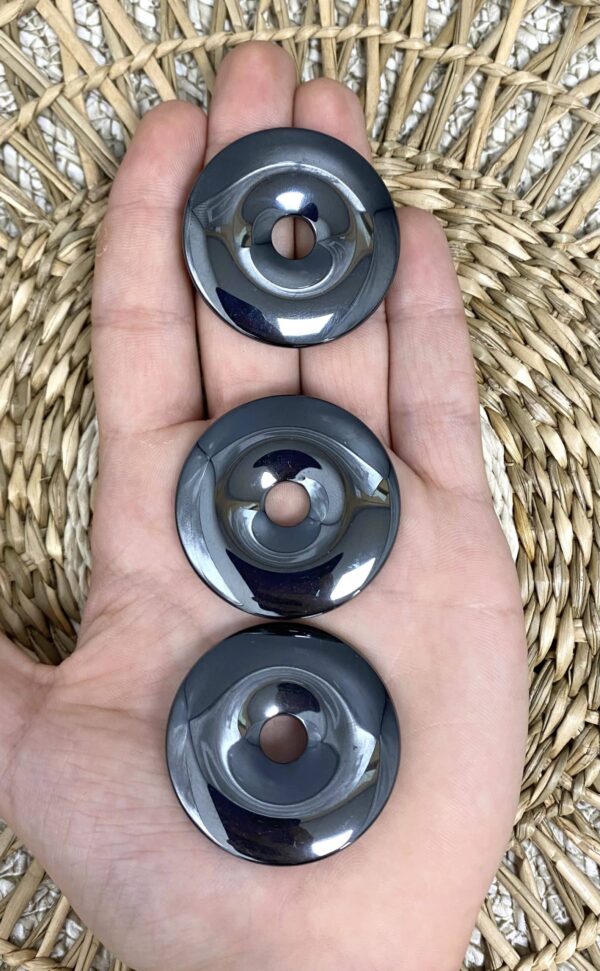 Donut hématite 40mm – Image 3