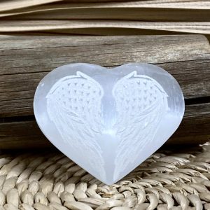 Cœur d'ange en sélénite